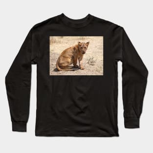 African Lion Cub After Feeding, Serengeti, Tanzania Long Sleeve T-Shirt